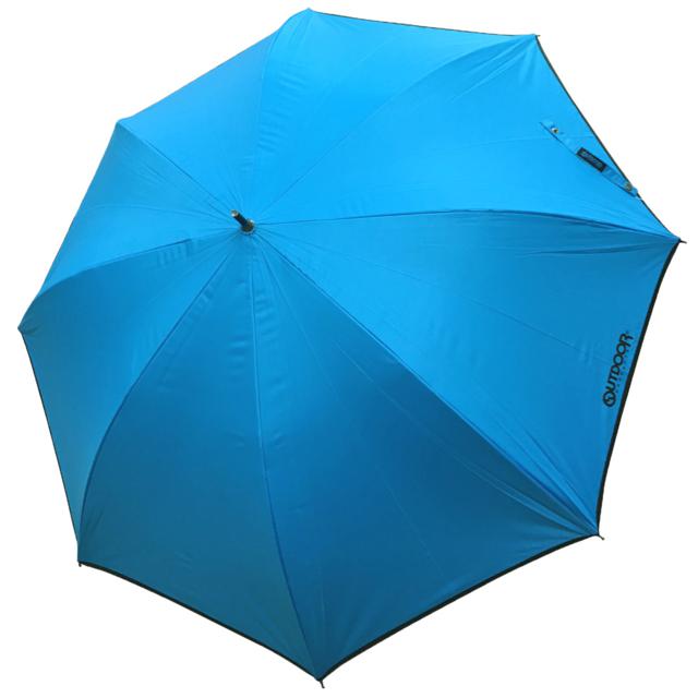 【ブルー】 長傘 65cm 晴雨兼用 通販 メンズ レディース OUTDOOR PRODUCTS アウトドアプロダクツ 傘 UVカット 裏PUコーティング 遮光率 99％以上 大きめ 男女兼用 日傘 日焼け対策 暑さ対策 通勤