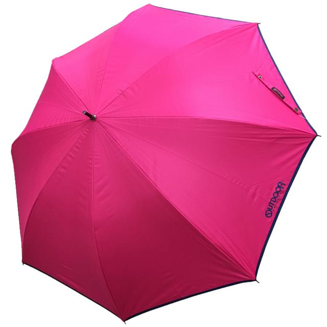【ピンク・雨晴兼用長傘】 長傘 65cm 晴雨兼用 通販 メンズ レディース OUTDOOR PRODUCTS アウトドアプロダクツ 傘 UVカット 裏PUコーティング 遮光率 99％以上 大きめ 男女兼用 日傘 日焼け対策 暑さ対策 通勤