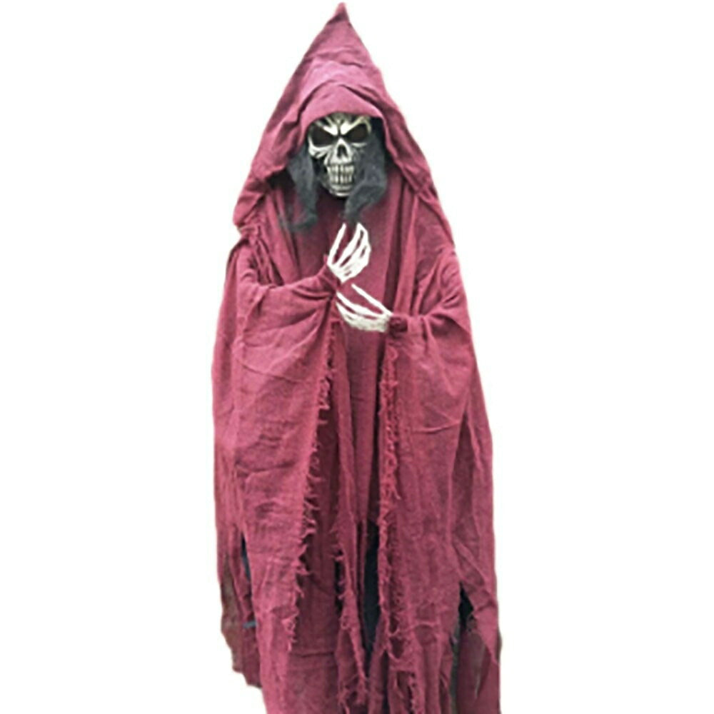 ハロウィン 人形 ドール 置物 死神 死に神 約165cm グリムリーパー ホラー リアル 本格的 誕生日 飾り付け 室内 仮装 クリスマス用品 怖い 恐怖 骸骨 ガイコツ スケルトン skeleton 骨 ボーン 渋い かわいい Xmas Christmas
