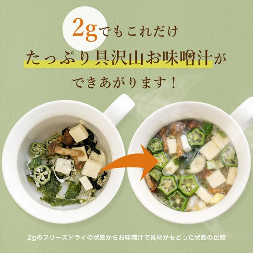 80g(40g×2) ヌルねば味噌汁の具材