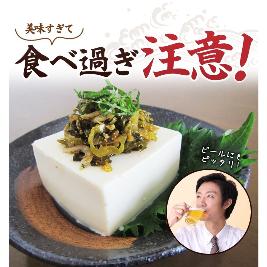 九州高菜2袋セット「明太子高菜＆直火高菜セット」