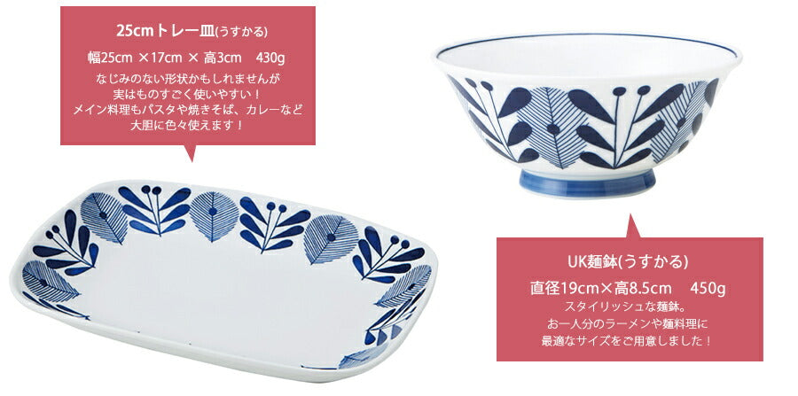 新生活応援 オーランド食器８点セット 送料無料(一部送料割引) 男女兼用 白磁 国産 美濃焼 食器セット 北欧風 インスタ映え 藍色 おしゃれ 食器 セット 一人暮らし 食器セット 新社会人 ギフト プレゼント 贈り物  陶器のふる里  trys亜