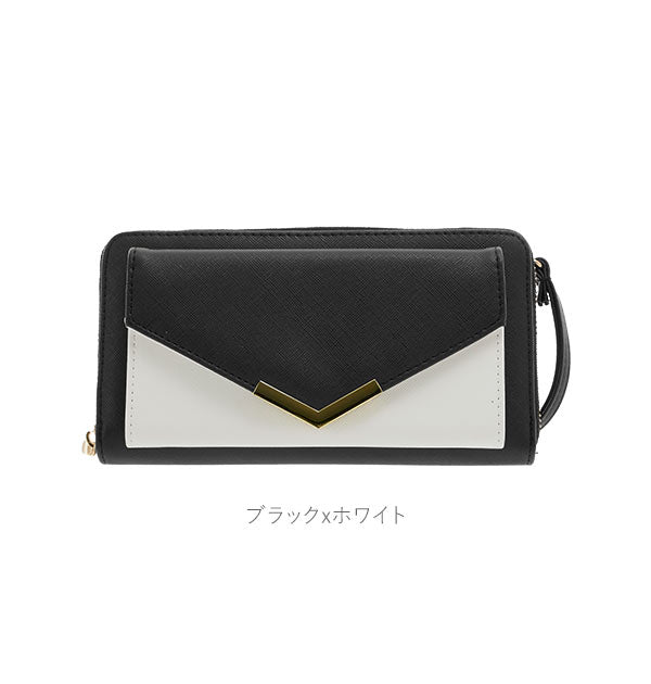【シルバー・お財布ポシェット】 お財布ポシェット ママ 通販 お財布バッグ ショルダー お財布 ショルダーバッグ スマホ レディース お財布ショルダー 大容量 黒 ブラック シンプル おしゃれ 大人 かわいい 長財布