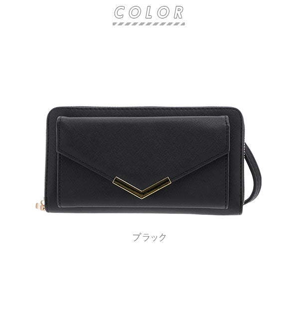 【シルバー・お財布ポシェット】 お財布ポシェット ママ 通販 お財布バッグ ショルダー お財布 ショルダーバッグ スマホ レディース お財布ショルダー 大容量 黒 ブラック シンプル おしゃれ 大人 かわいい 長財布