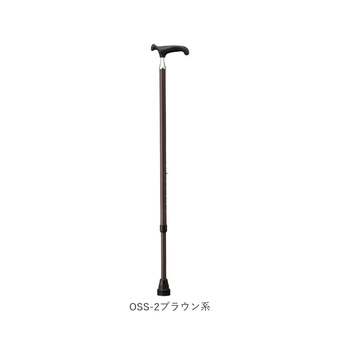 【OSS-1レッド系・杖】 杖 おしゃれ 通販 リハビリ杖 女性 男性 丈夫 ステッキ オッセンベルグ社製 OSSシリーズ 女性用 男性用 オシャレ 高齢者 介護用品 祖母 祖父 ケイ・ホスピア 母の日 父の日 敬老の日