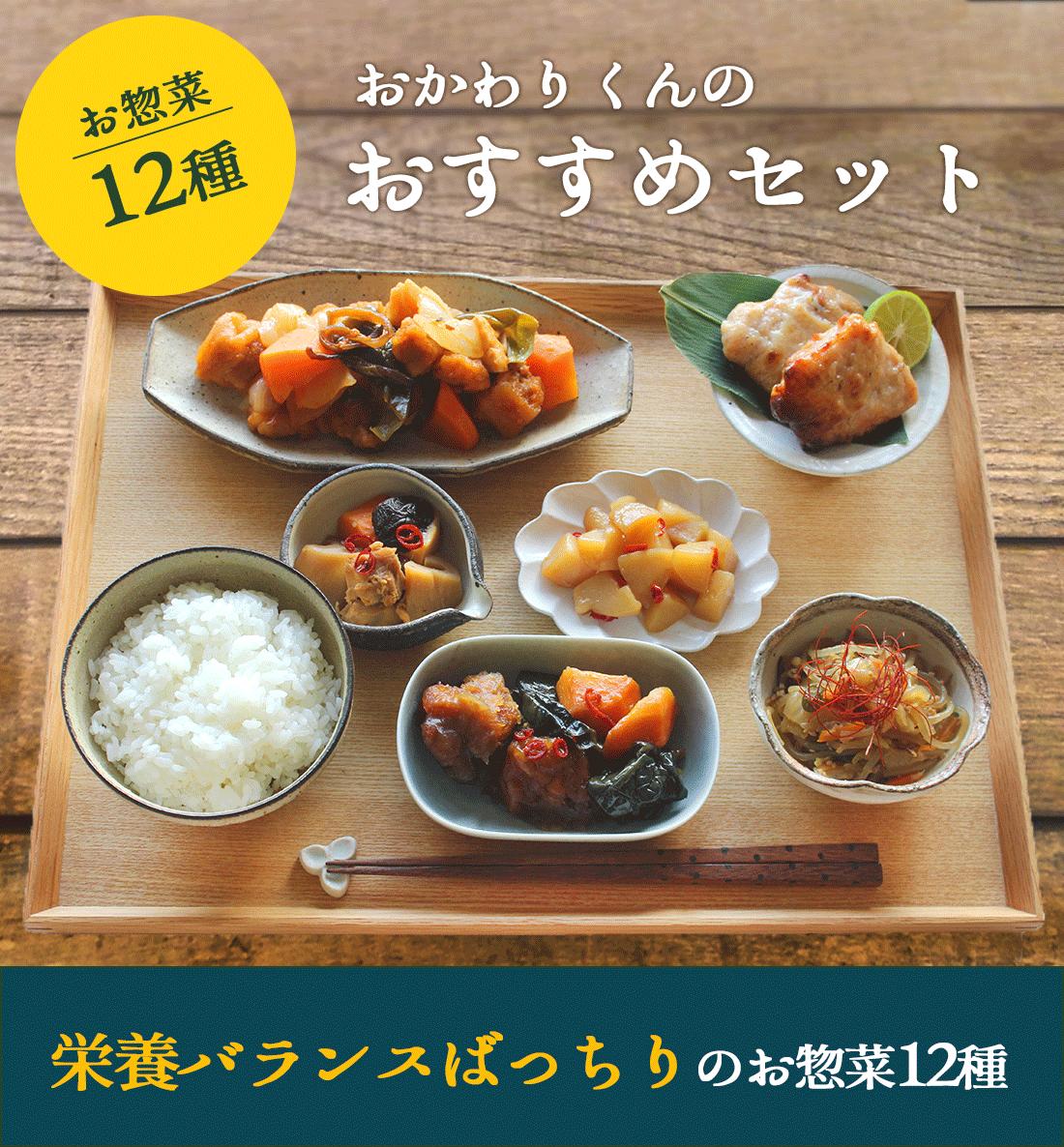 惣菜 おかわりくんのおすすめセット たっぷり12種類