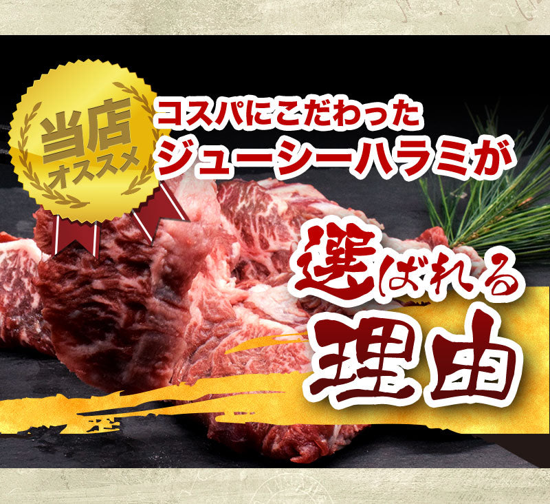 500g  牛ハラミ 味付けなし