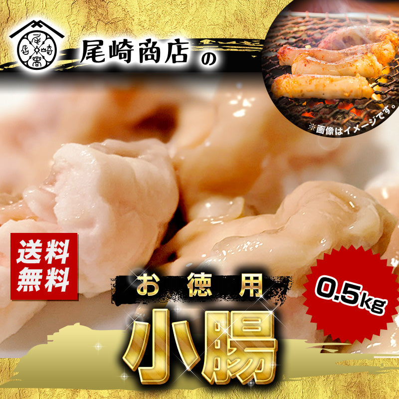 500g  牛ホルモン 小腸 ホルモン 味付けなし