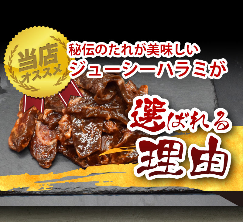 500g 牛ハラミ さがり 国産 味付け