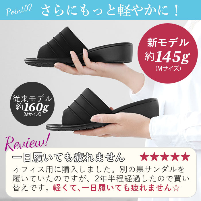 【レッド・Lサイズ】 サンダル レディース 履きやすい 通販 パンジー pansy 歩きやすい 軽い 軽量 疲れにくい 滑りにくい シンプル カジュアル つっかけ オフィスサンダル ローヒール オフィス 職場 室内履き