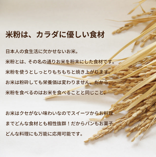 新潟県産無添加やさしいこめココパンケーキパンケーキミックス200g×4袋