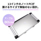 【White】ノートパソコン スタンド　折りたたみ式 軽量 30cm pcst-002
