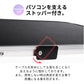 【Black】ノートパソコン スタンド 折りたたみ式 軽量 30cm pcst-002