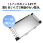 【White】ノートパソコン スタンド 冷却ファン搭載 折りたたみ式 軽量 30cm  pcst-003