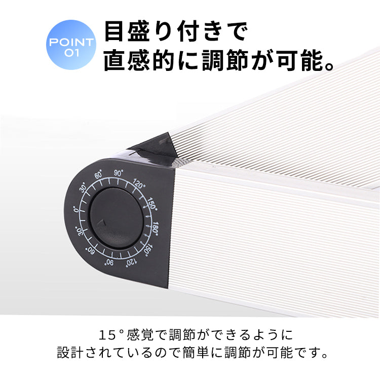 【White】ノートパソコン スタンド 冷却ファン搭載 折りたたみ式 軽量 30cm  pcst-003