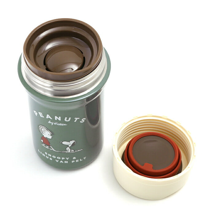【PG2802.レッド・マグボトル】 マグボトル おしゃれ 通販 約 350 380ml スヌーピー グッズ 大人 向け ステンレスボトル 保温 保冷 ステンレスマグボトル 直飲み 軽量 大人可愛い コップ マグカップ グラス 蓋付き