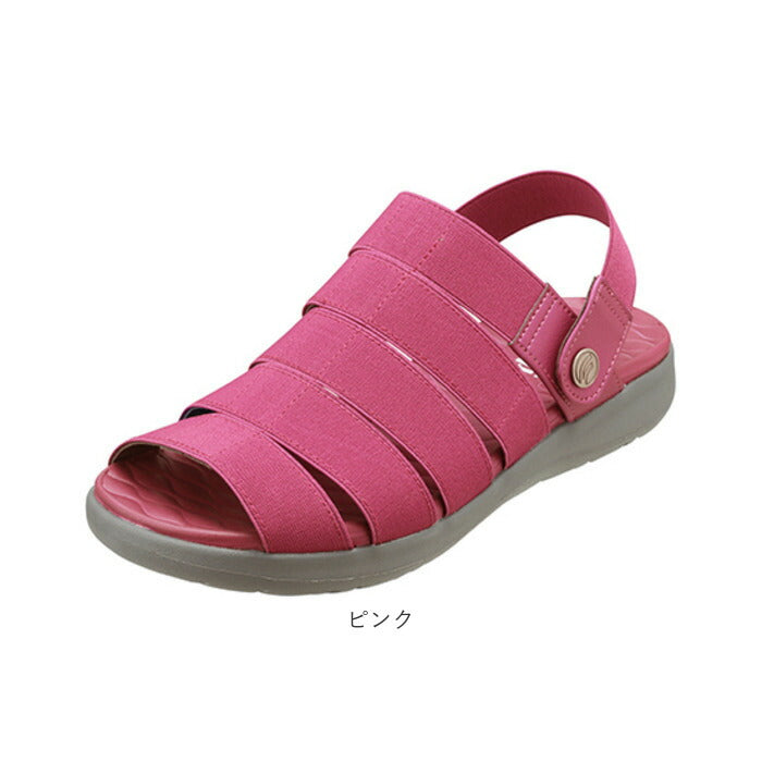 【ネイビー・S(22-22.5cm)】 パンジー サンダル 通販 Pansy バックベルトサンダル flippy フリッピー レディース スポーティ ソフト 柔らか 軽い 軽量 おしゃれ シンプル 履きやすい 歩きやすい