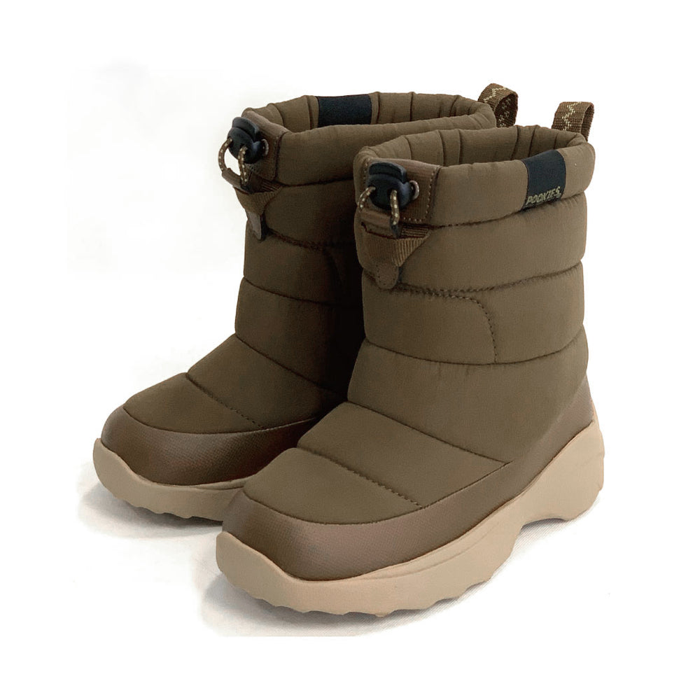 【コヨーテ・21-22cm】 プーキーズ スノーブーツ POOKIES PK-M310 通販 キッズ ジュニア スノーシューズ レインブーツ ブランド おしゃれ 子供 子ども 男の子 女の子 ウィンターブーツ 長靴 防寒靴 ブーツ