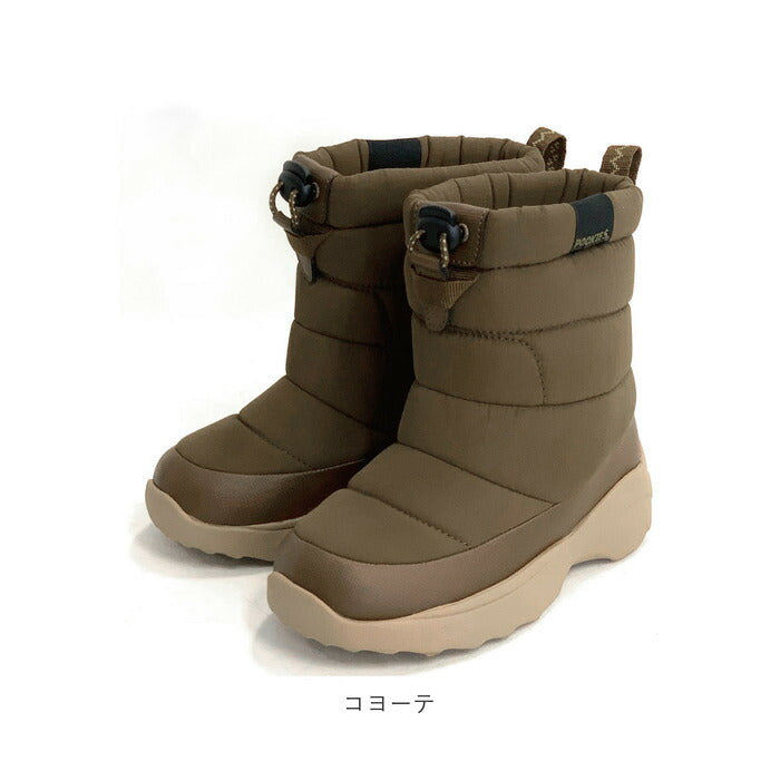 【コヨーテ・21-22cm】 プーキーズ スノーブーツ POOKIES PK-M310 通販 キッズ ジュニア スノーシューズ レインブーツ ブランド おしゃれ 子供 子ども 男の子 女の子 ウィンターブーツ 長靴 防寒靴 ブーツ