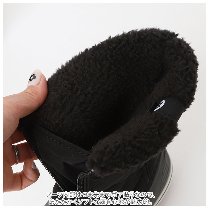 【ネイビー/レッド・22-23cm】 プーキーズ スノーブーツ POOKIES PK-WP700S 通販 キッズ ジュニア スノーシューズ レインブーツ ブランド おしゃれ 子供 子ども 男の子 女の子 ウィンターブーツ 長靴 防寒靴 ブーツ