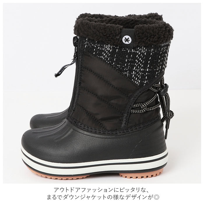 【ネイビー/レッド・22-23cm】 プーキーズ スノーブーツ POOKIES PK-WP700S 通販 キッズ ジュニア スノーシューズ レインブーツ ブランド おしゃれ 子供 子ども 男の子 女の子 ウィンターブーツ 長靴 防寒靴 ブーツ