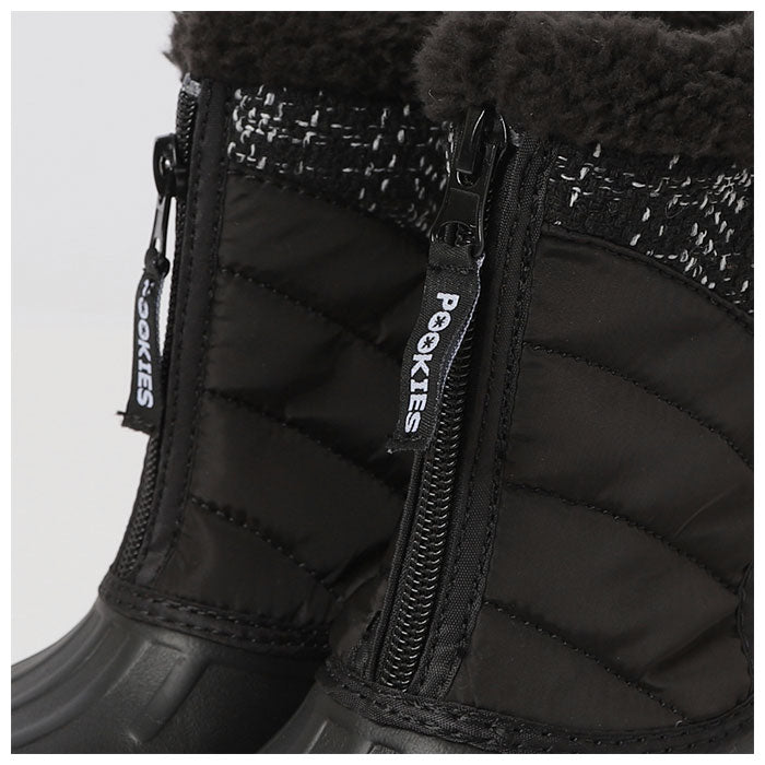 【ネイビー/レッド・22-23cm】 プーキーズ スノーブーツ POOKIES PK-WP700S 通販 キッズ ジュニア スノーシューズ レインブーツ ブランド おしゃれ 子供 子ども 男の子 女の子 ウィンターブーツ 長靴 防寒靴 ブーツ