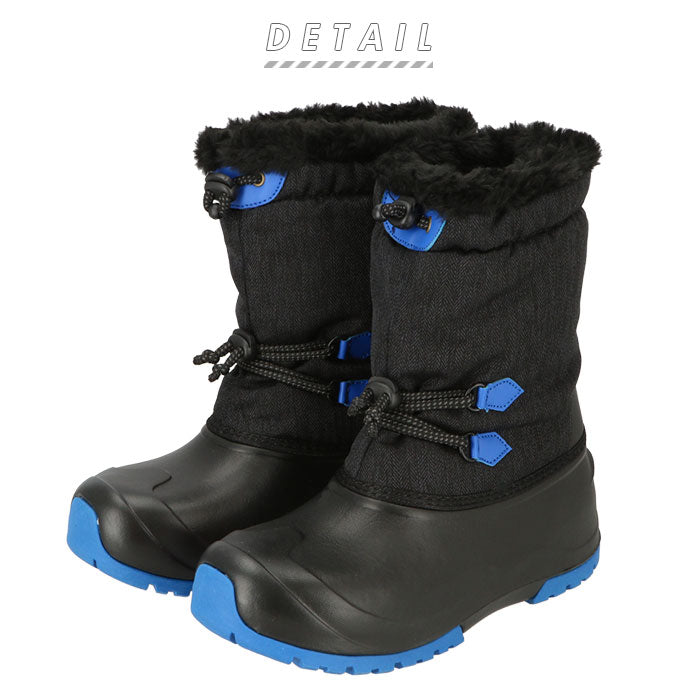 【ヘザーピンク・23-24cm】 スノーブーツ キッズ 通販 滑らない ウィンターブーツ レインブーツ 女の子 男の子 ブーツ長靴 子ども ジュニア 防寒靴 子供 おしゃれ ブランド プーキーズ PK-WP201 防寒長靴 かわいい