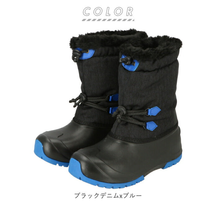 【ヘザーピンク・21-22cm】 スノーブーツ キッズ 通販 滑らない ウィンターブーツ レインブーツ 女の子 男の子 ブーツ長靴 子ども ジュニア 防寒靴 子供 おしゃれ ブランド プーキーズ PK-WP201 防寒長靴 かわいい