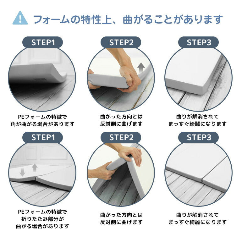 カラズマット 120×160cm グレー プレイマット 赤ちゃん ベビー 防炎