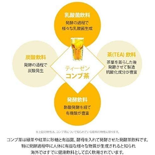 5g×10包 TEAZEN ティーゼンコンブチャ KOMBUCHA （レモン味）