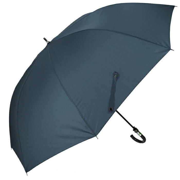 【千鳥格子ブラック・長傘】 傘 メンズ 75cm 耐風 通販 大きい 雨傘 長傘 風に強い 75センチ 75 撥水 はっ水 テフロン ブランド おしゃれ シンプル 無地 チェック 千鳥格子 Pinky Wolman