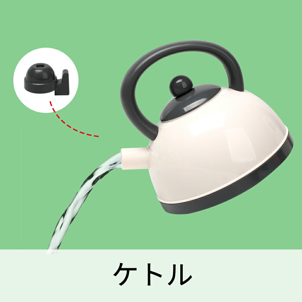 CuteStone おままごと キッチンセット IH調理器 リアル噴霧 贅沢食材 40点セット お買い物かご 室内遊び 室内ゲーム 白 お鍋 キッチン用具 収納ケース付き ごっこ遊び 台所 シミュレーション 知育玩具 男の子 女の子 入園祝い こどもの日 小学生 誕生日 プレゼント 送料無料