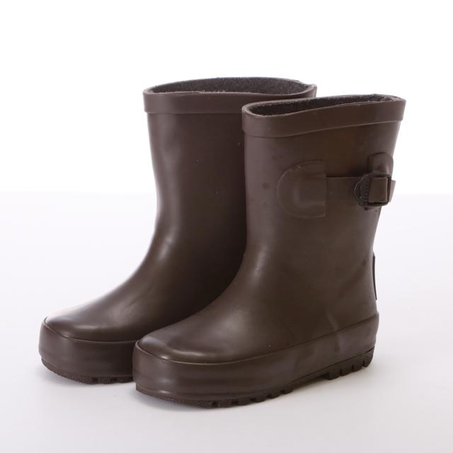 【40.BROWN・18cm】 レインブーツ キッズ 15-23cm 長靴 長ぐつ ジュニア 子供用 ブーツ 定番 雨 子供 防水 撥水 こども 防寒 ショート 女の子 男の子 雪遊び 雪 レインシューズ