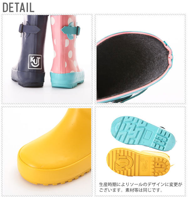 【02.DotPINK・23cm】 レインブーツ キッズ 15-23cm 長靴 長ぐつ ジュニア 子供用 ブーツ 定番 雨 子供 防水 撥水 こども 防寒 ショート 女の子 男の子 雪遊び 雪 レインシューズ