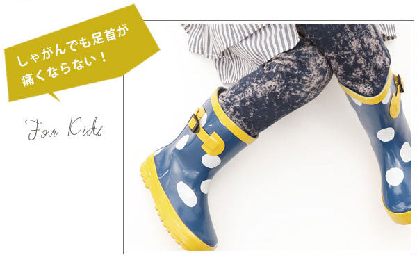 【09.B.DdotPINK・21cm】 レインブーツ キッズ 15-23cm 長靴 長ぐつ ジュニア 子供用 ブーツ 定番 雨 子供 防水 撥水 こども 防寒 ショート 女の子 男の子 雪遊び 雪 レインシューズ
