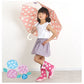 【02.DotPINK・23cm】 レインブーツ キッズ 15-23cm 長靴 長ぐつ ジュニア 子供用 ブーツ 定番 雨 子供 防水 撥水 こども 防寒 ショート 女の子 男の子 雪遊び 雪 レインシューズ