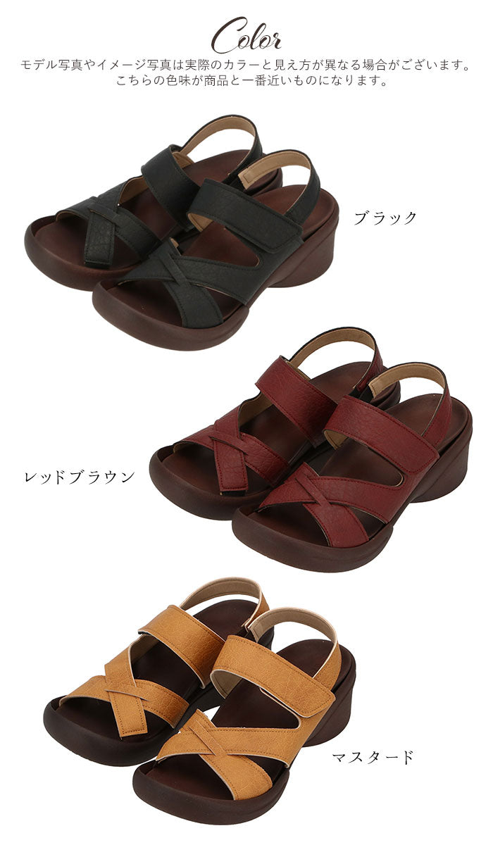 【ブラック・LL(25.0-25.5cm)】 サンダル レディース 履きやすい 通販 歩きやすい おしゃれ ブラック 黒 幅広 甲高 ブランド リゲッタ グミサンダル 夏 シンプル 健康サンダル 合皮 フェイクレザー
