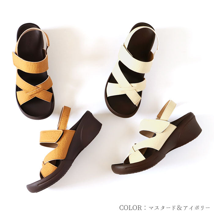 【ブラック・LL(25.0-25.5cm)】 サンダル レディース 履きやすい 通販 歩きやすい おしゃれ ブラック 黒 幅広 甲高 ブランド リゲッタ グミサンダル 夏 シンプル 健康サンダル 合皮 フェイクレザー
