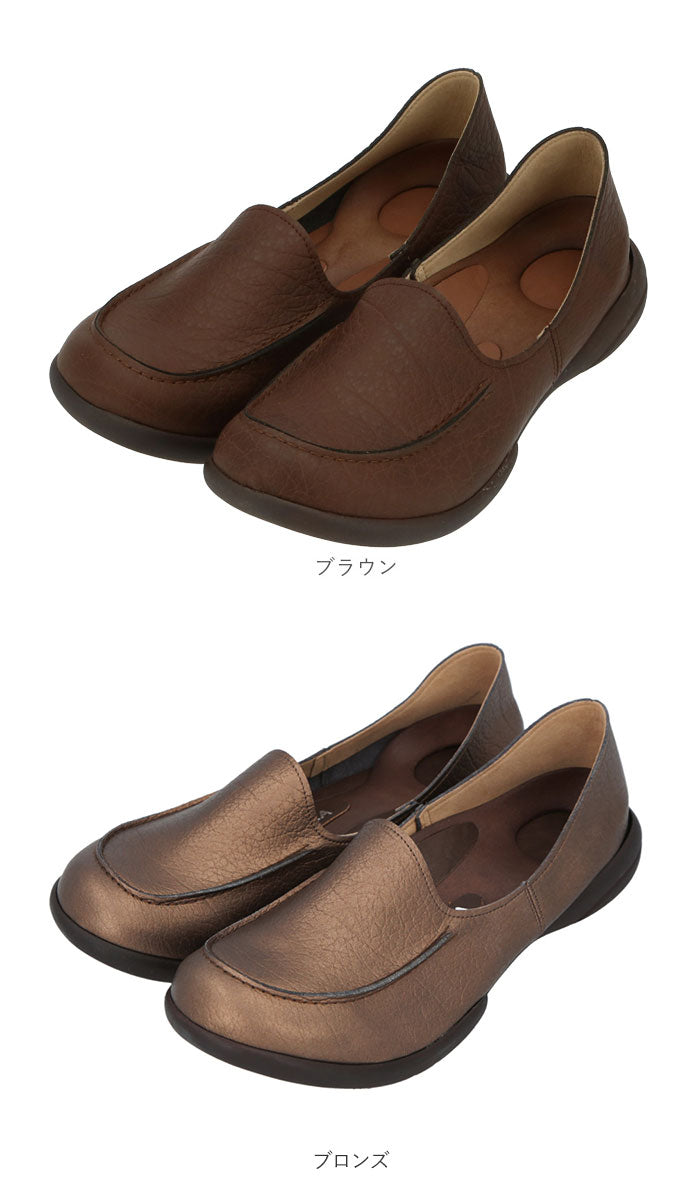 【ダークブラウン・LL(25.0-25.5cm)】 リゲッタ 靴 レディース 通販 ドライビングシューズ  ローファー コンフォートシューズ 運転 しやすい 靴  スリッポン カジュアル おしゃれ 春 秋 冬 プレゼント ギフト 合皮