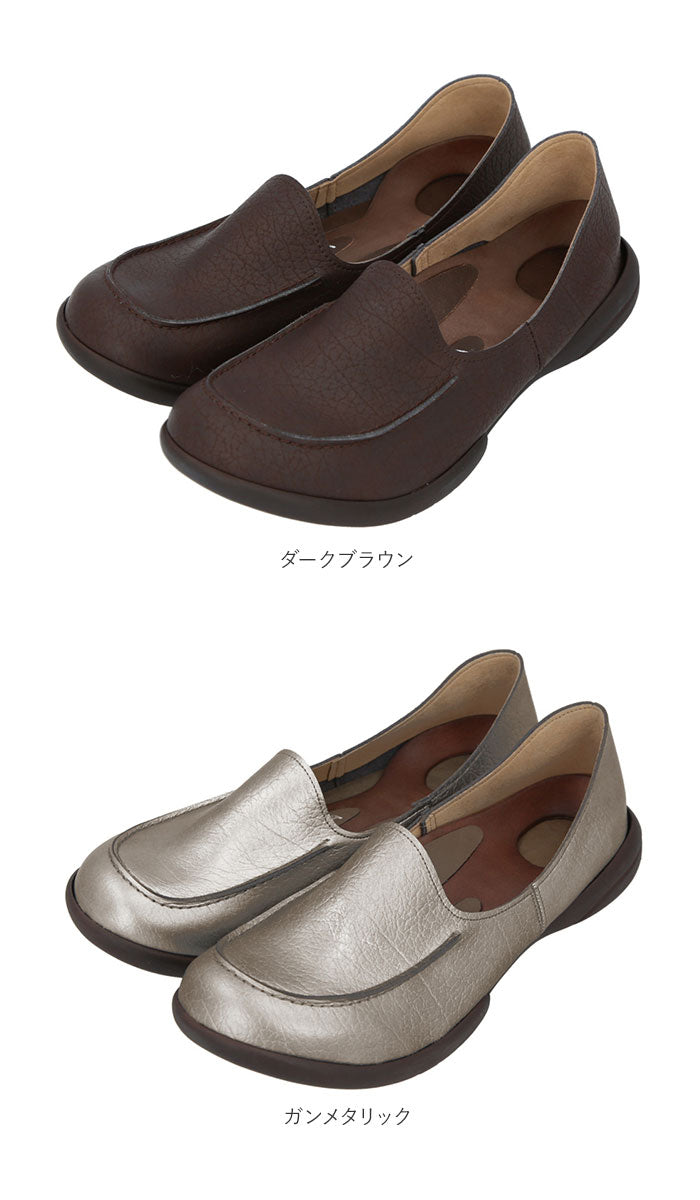 【ダークブラウン・LL(25.0-25.5cm)】 リゲッタ 靴 レディース 通販 ドライビングシューズ  ローファー コンフォートシューズ 運転 しやすい 靴  スリッポン カジュアル おしゃれ 春 秋 冬 プレゼント ギフト 合皮