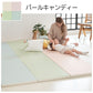 カラズマットRAALL 140×200cm パールキャンディ プレイマット 最高級 ベビー  赤ちゃん フロアマット プレミアム 防音 マット ベビーマット フロアマット キッズマット 折りたたみ 4cm 持ち運び ベビーサークル Caraz 防炎 ノンホルム ジョイントマット 床暖房対応 リバーシブル 【保証付き】