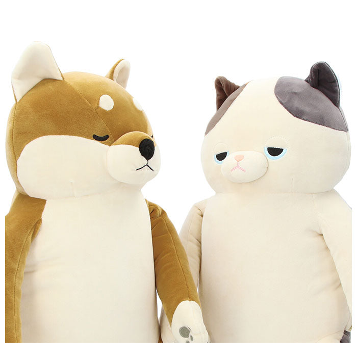 【コタロウ・抱き枕】 ねむねむアニマルズ 通販 背筋ピーン 背筋 抱き枕 ぬいぐるみ 抱きまくら まくら 枕 クッション 滑らか 気持ち良い 柔らかい 心地よい 癒し ふわふわ もっちり