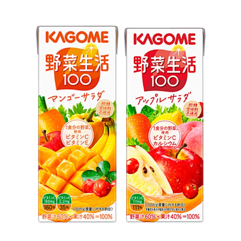 野菜生活１００ マンゴーサラダ24本＋アップルサラダ24本 計48本