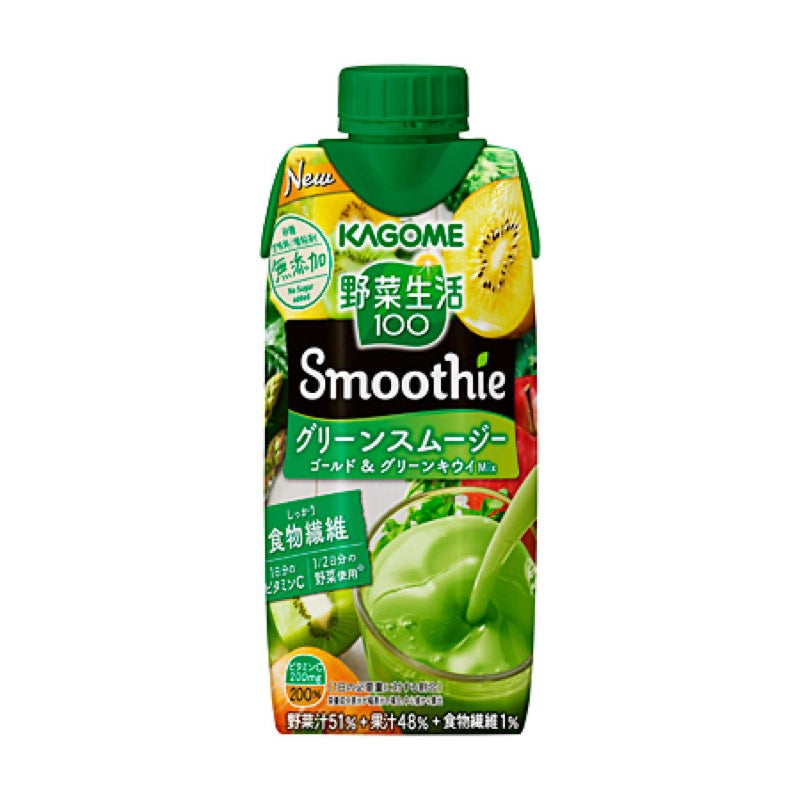 330ml×24本 野菜生活１００ ＳＭＯＯＴＨＩＥ グリーンスムージーＭＩＸ