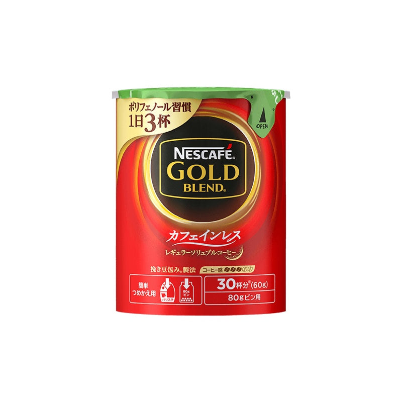 ネスカフェ ゴールドブレンド カフェインレス エコ＆システムパック 60g ×24本セット