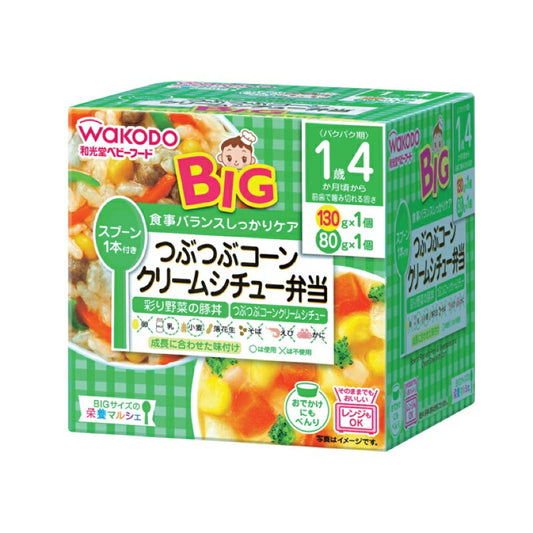 和光堂　Ｂ栄養Ｍつぶつぶコーンクリームシチュ弁当130g、80g×24個