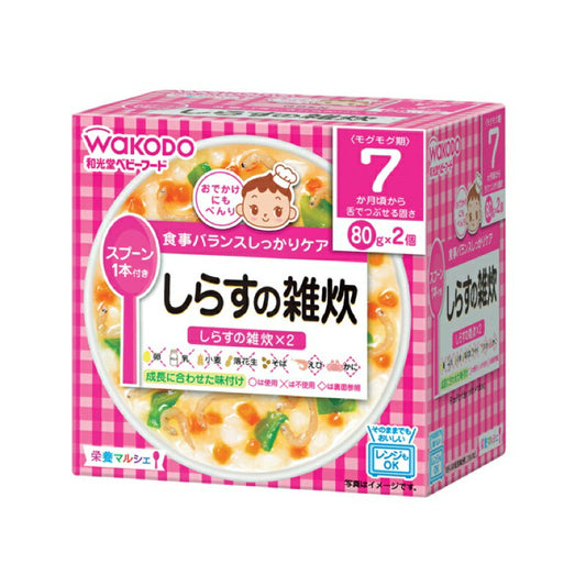 和光堂　栄養Ｍしらすの雑炊80g×2個×24個