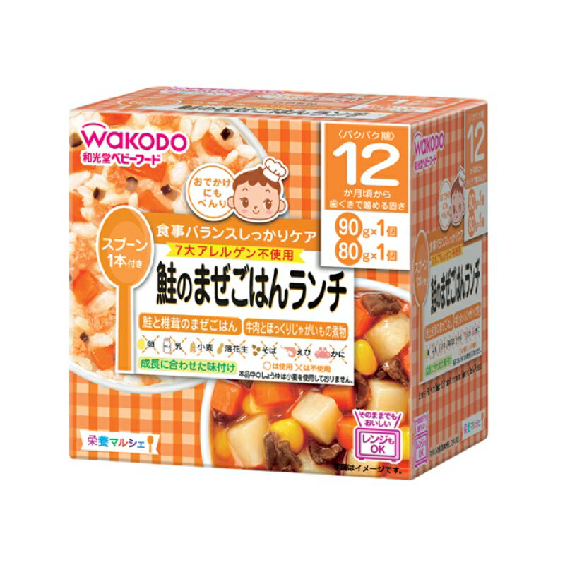 和光堂　栄養Ｍ鮭のまぜごはんランチ90g、80g×24個