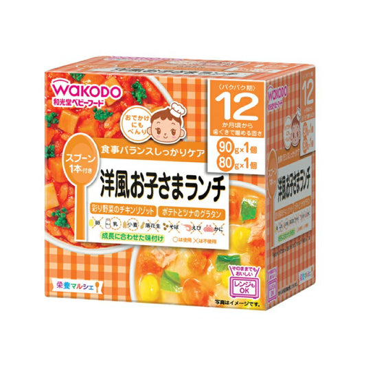 和光堂　栄養Ｍ洋風お子さまランチ90g、80g×24個