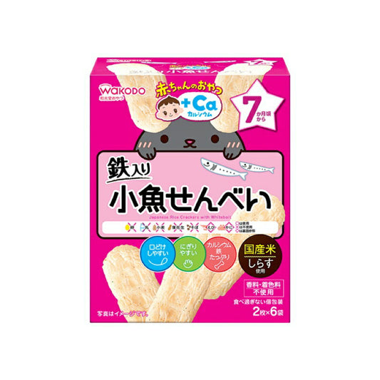 和光堂　ＡＯ　小魚せんべい2枚×6袋×24個